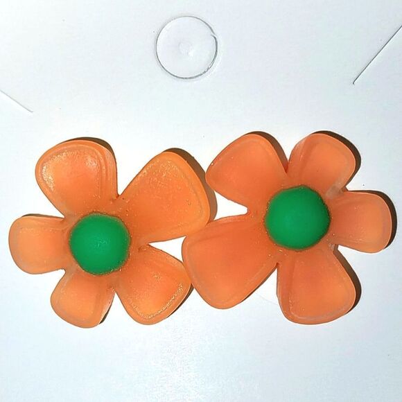 Super cute candy color floral fashion earrings - Picture 5 of 5